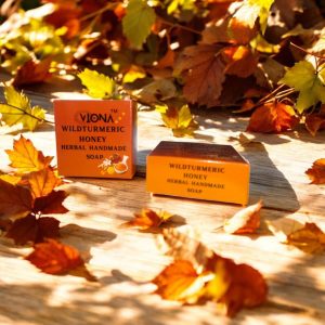 Wild Turmeric Honey Herbal Handmade Soap by Viona 100g